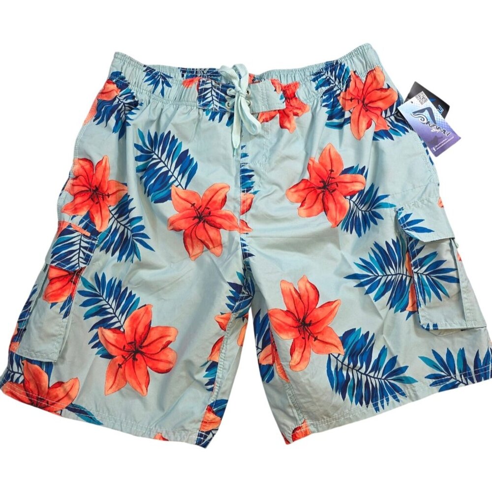 NWT Kava Surf Men's Swim Trunks Size 2X